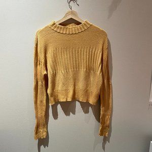 American Eagle Textured Long Sleeve Shirt